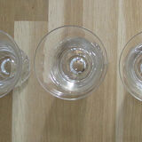 Verres en cristal Art Déco