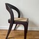 Chaise gondole cannage Baumann