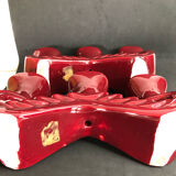 Pair of ceramic candle holders year 50