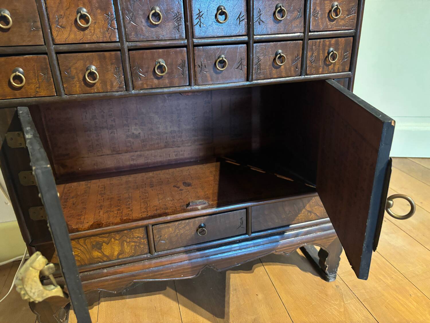 Antique Chinese apothecary cabinet - 36 drawers