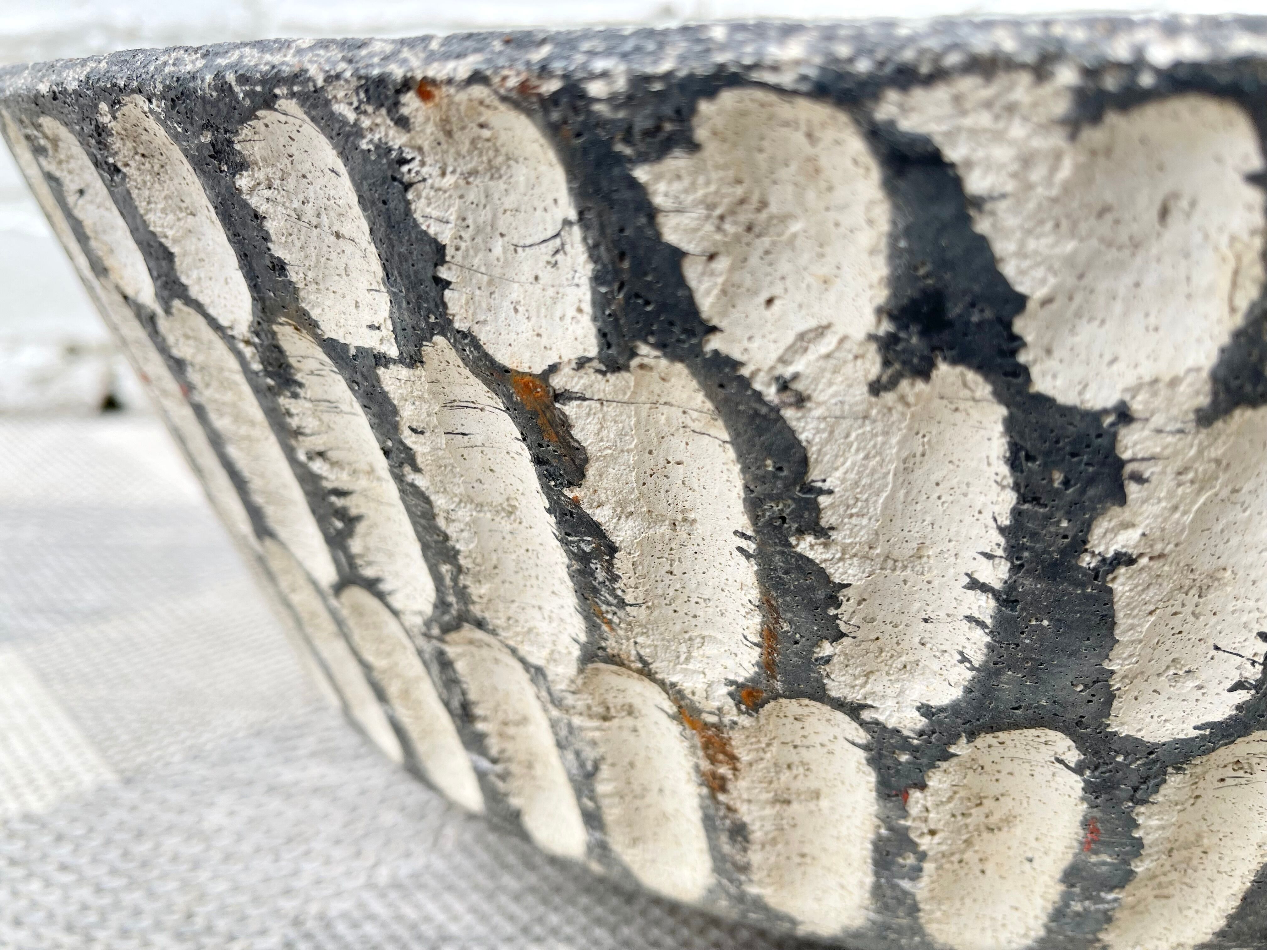 Mid century planter plant pot for the garden