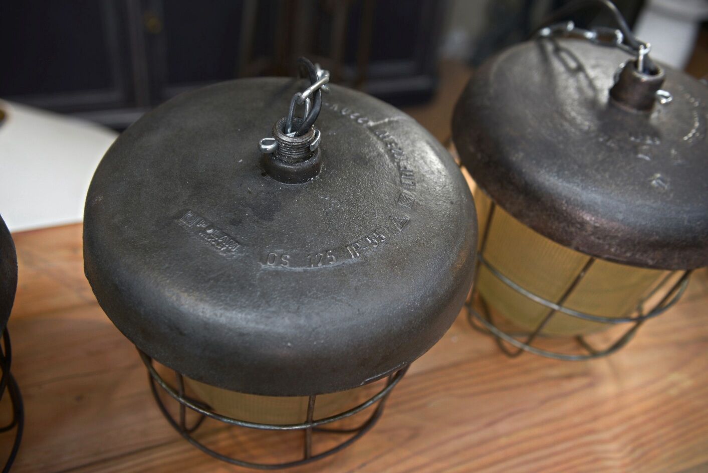 Old cast iron street lanterns 1920