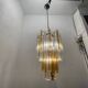 Italian Murano Glass Prism Trilobi Chandelier 1970’s