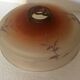 Vintage frosted glass ceiling light - 1950s