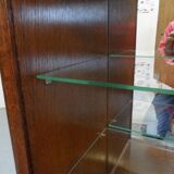 Vintage display cabinet with sliding doors 1950's