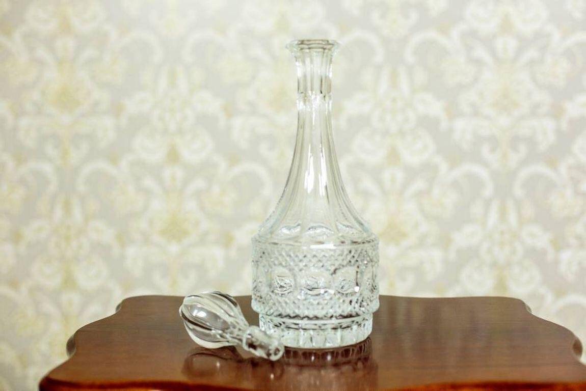 Vintage Glass Decanter, 1970