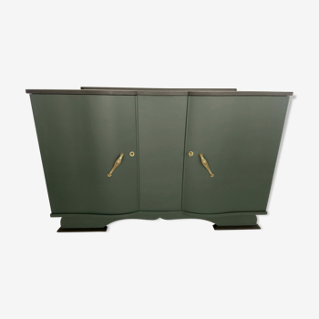 Art Deco buffet green and black