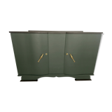 Art Deco buffet green and black