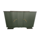 Art Deco buffet green and black