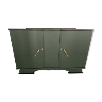 Art Deco buffet green and black
