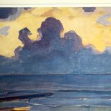 Original poster after Piet MONDRIAN, By the sea, Yale University, 1988