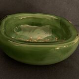 Venini green glass ashtray  Italy Toni Zuccheri Murano Giade 1960