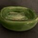 Venini green glass ashtray  Italy Toni Zuccheri Murano Giade 1960