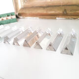 12 Baccarat crystal knife holders