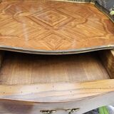 Louis XV style marquetry side table