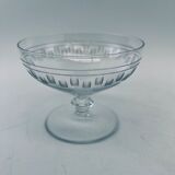 4 crystal champagne glasses