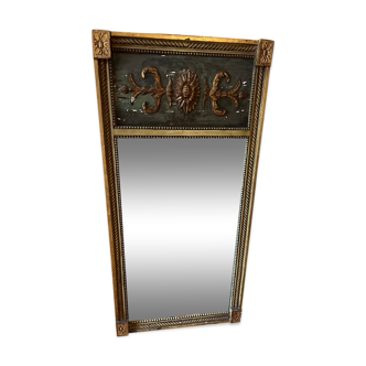 Antique wooden mirror