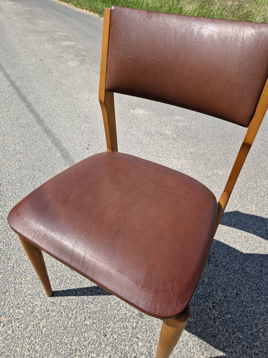 Set of 4 vintage Scandinavian chairs