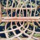 Vintage rattan magazine door, Czech