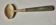 vintage butter spoon 15cm bakelite ivory and decorated metal