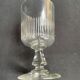 6 grands verres en cristal taillé XIXème