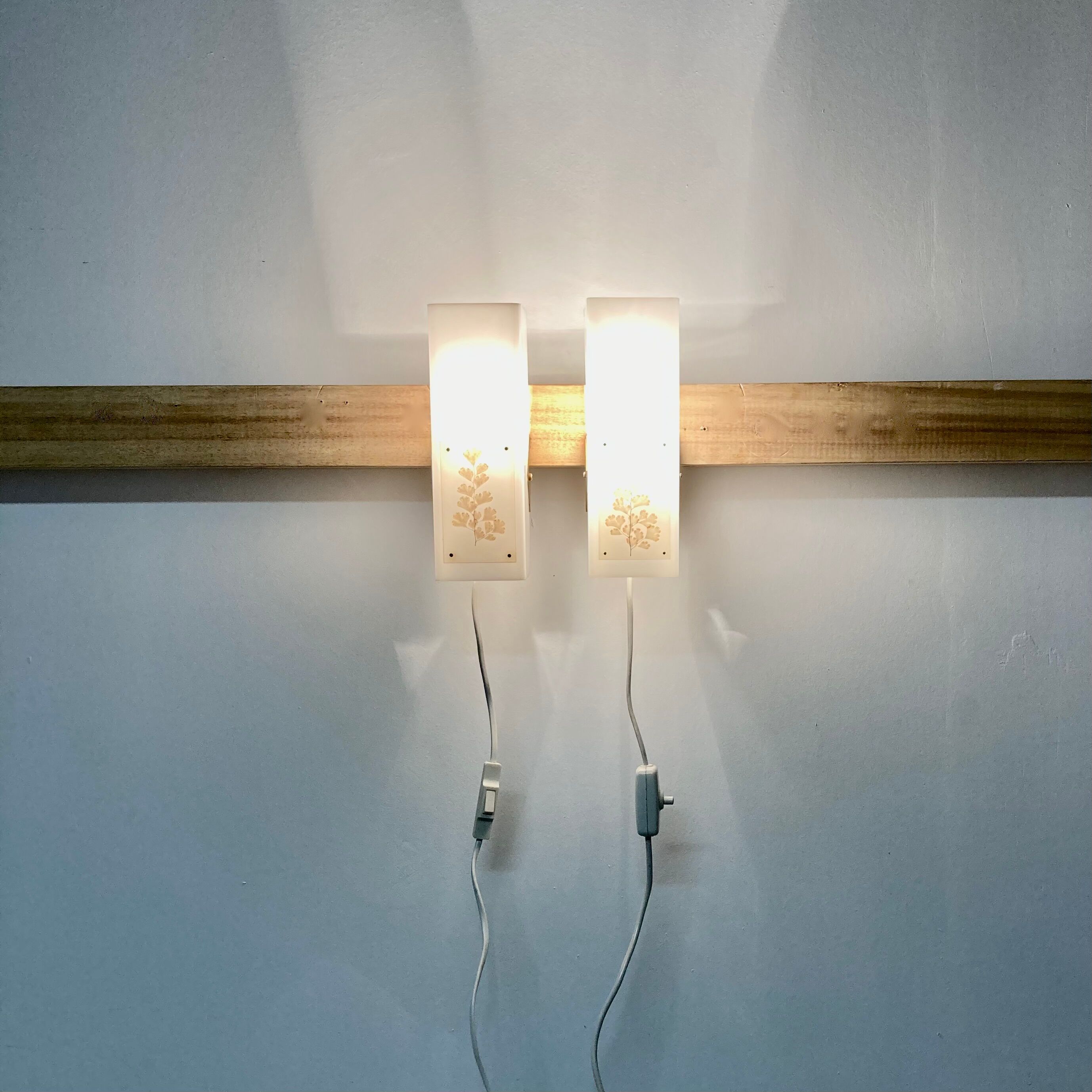 Pair of Scandinavian design sconces 1950