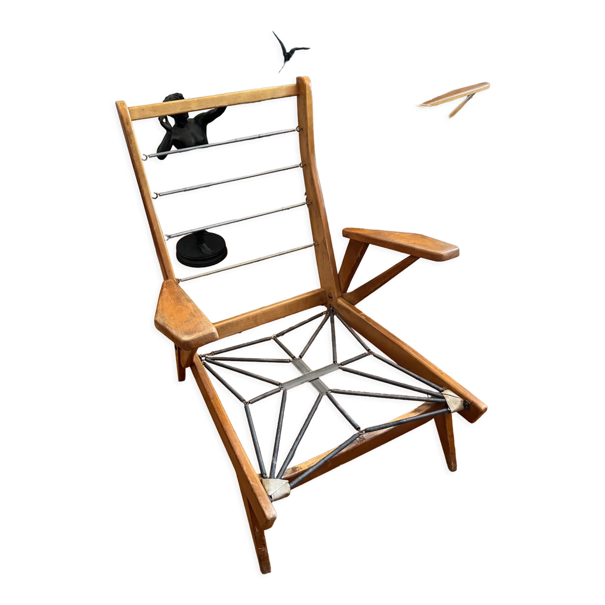 Scandinavian compass armchair