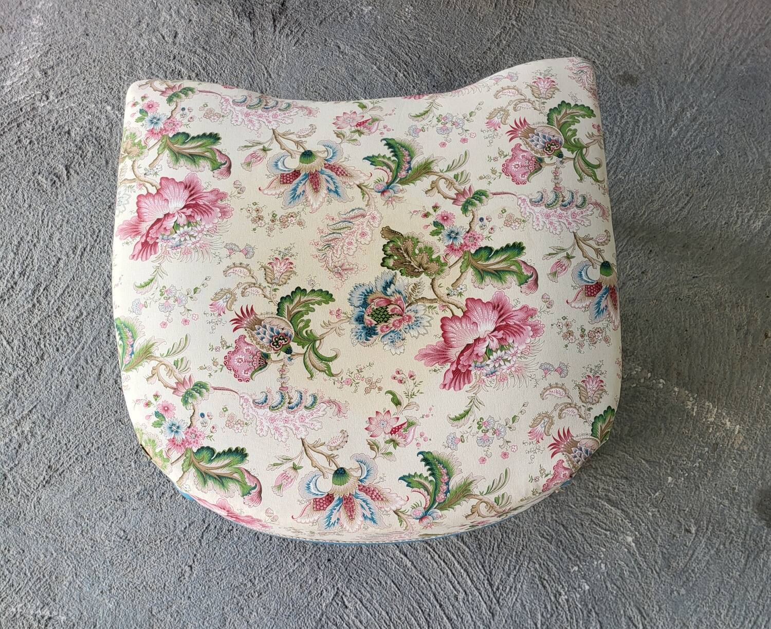 Louis XV style armchair and footstool