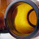 2 brown glass jars - Lever made in Belgium 1970