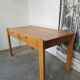 Bureau vintage 1970/1980 en bois blond, simat
