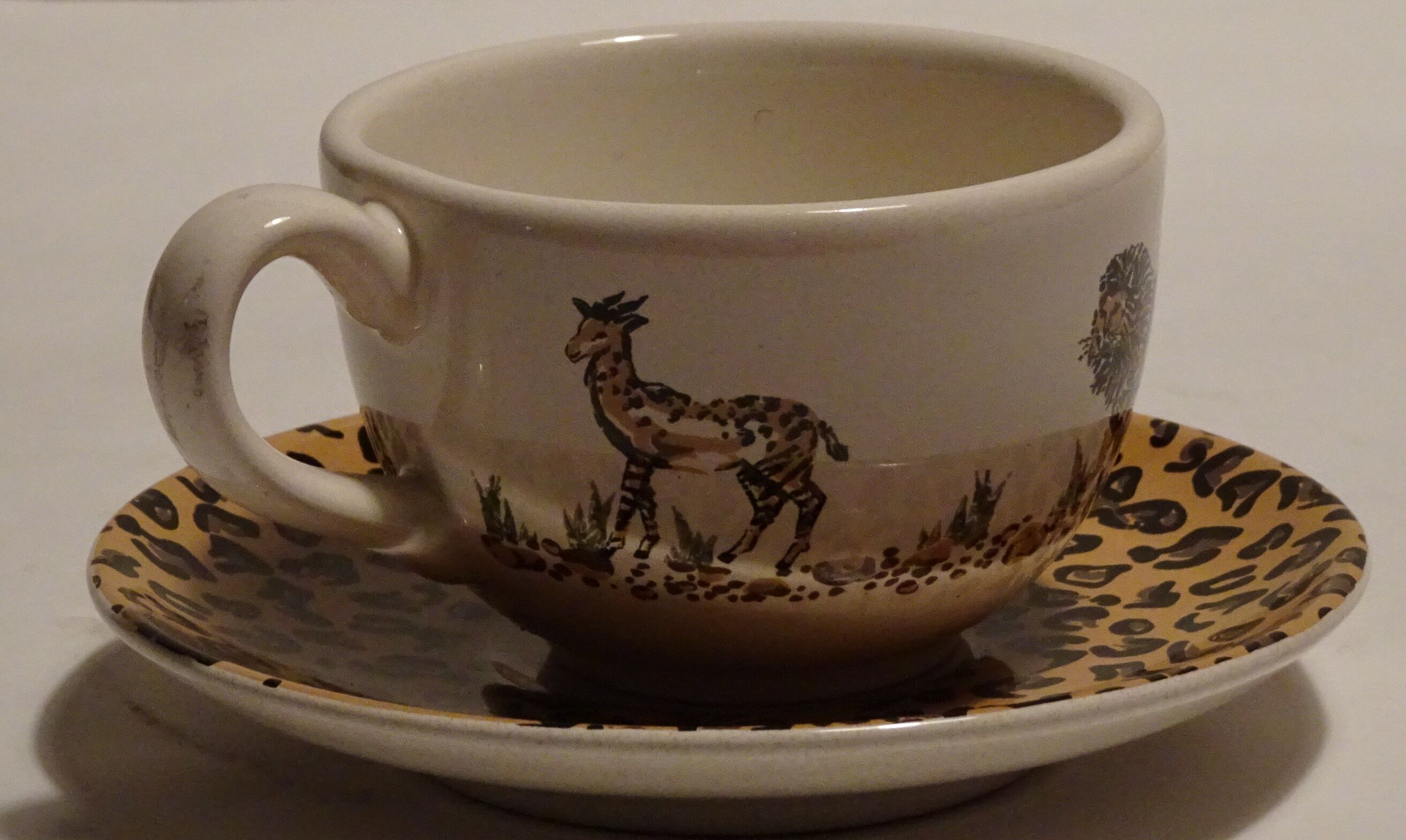 6 Tasses et sous tasses Tanganyka Genevieve Lethu