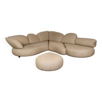 Sculptural Corner Sofa By Wiener Werkstätte, Austria 1970s