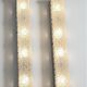 Pair of vintage XXL Bakelite diamond glass wall lights with 4 bulbs.