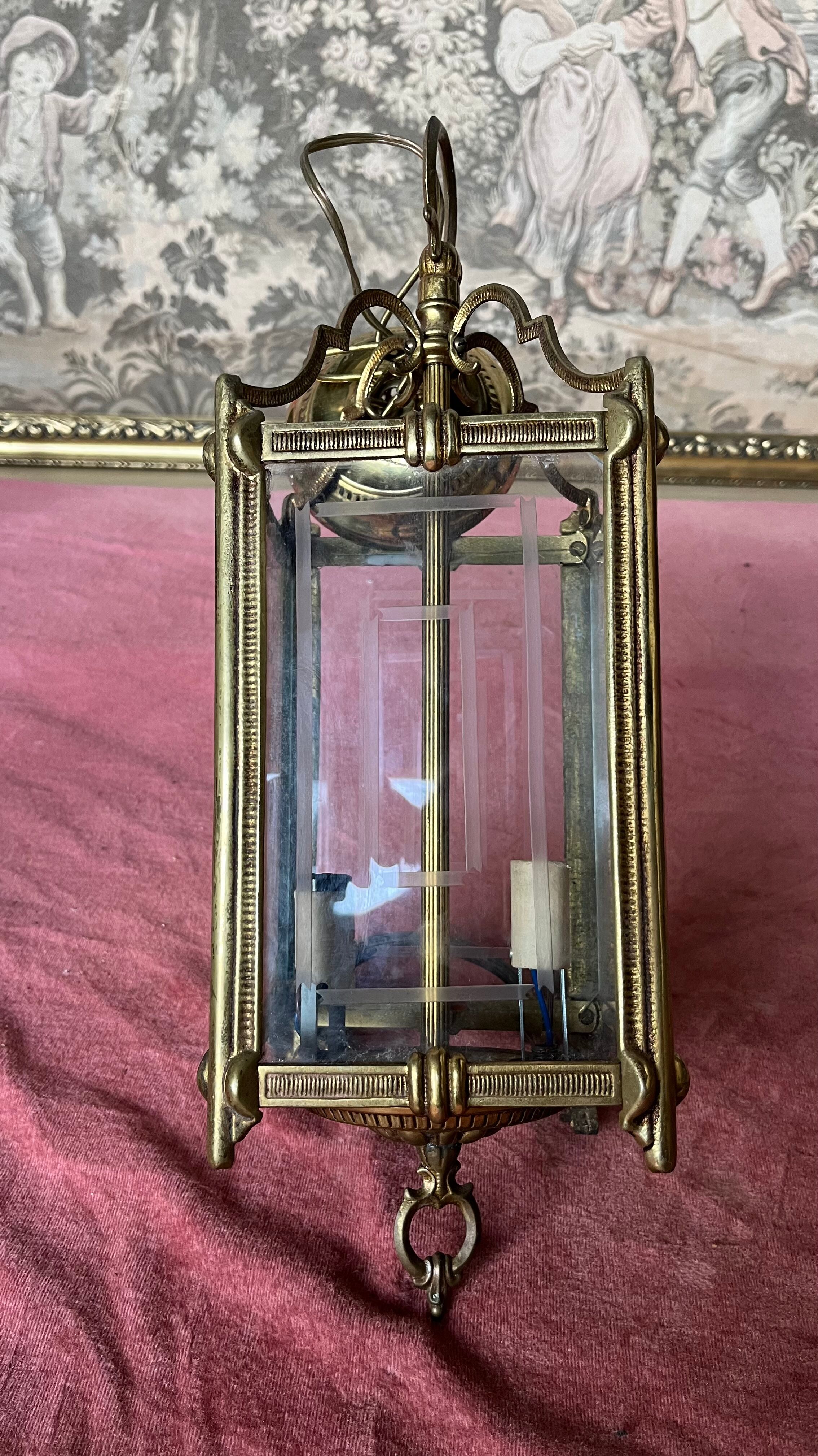 Pendant lamp 2 brass candles