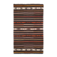 %100 Wool Striped Moroccan Pattern Turkish Kilim Rug, 181x305 Cm