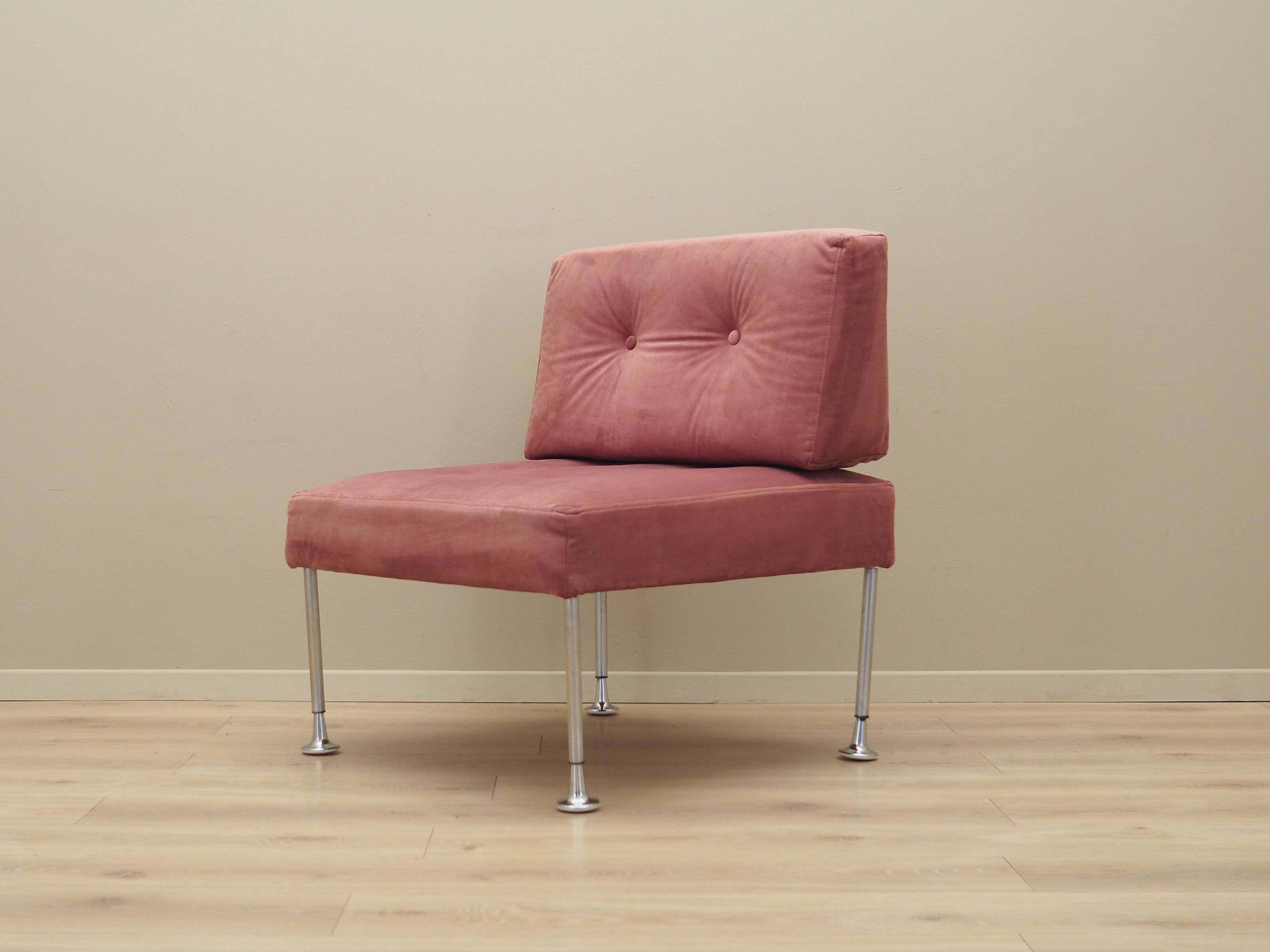 Fauteuil danois rose par Poul Cadovius, années 1960
