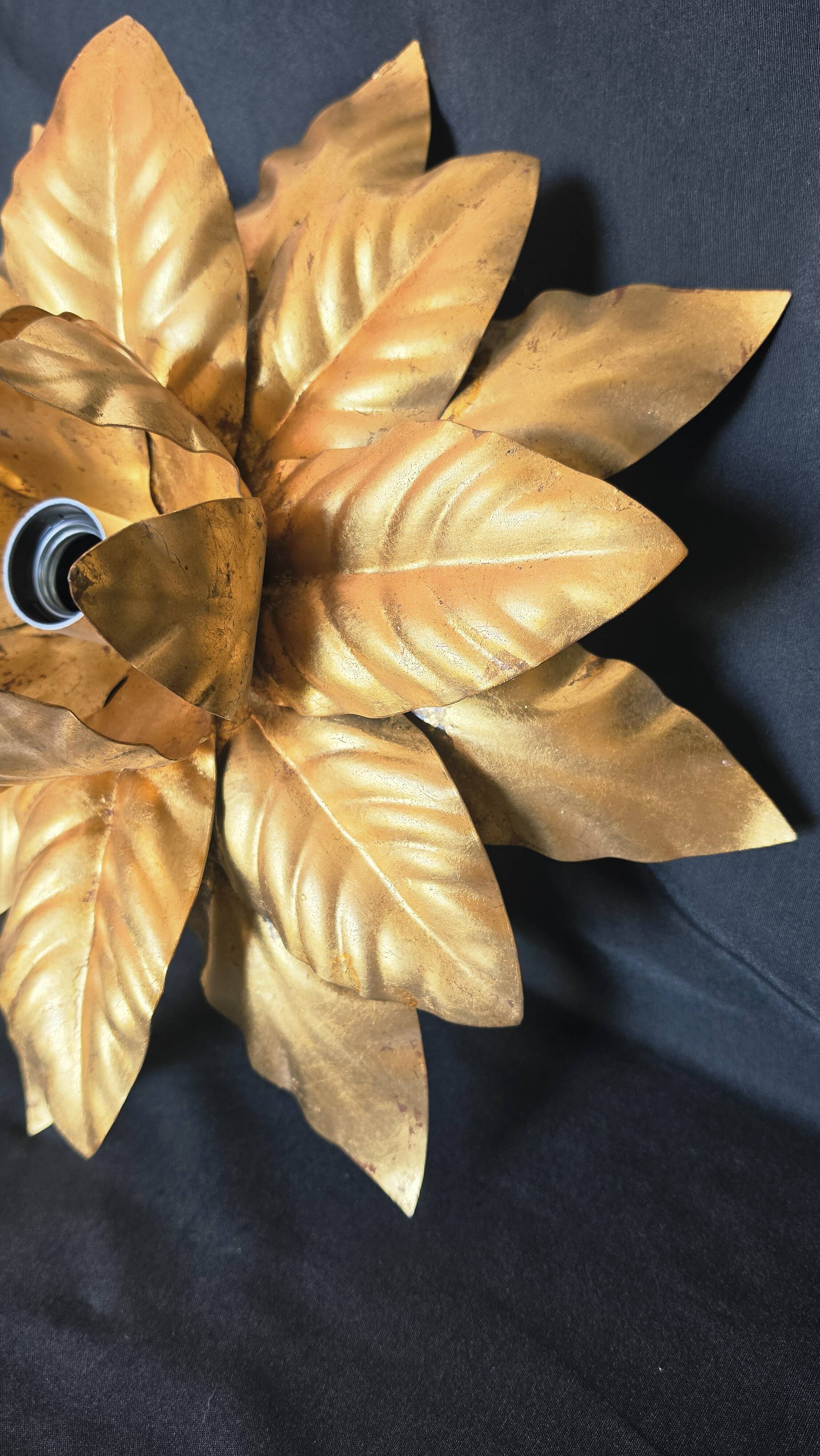 Vintage wall light "Sun and Flower" in the style of Banci Firenze (1960s)