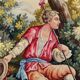 Mid-century French Aubusson tapestry