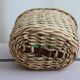 Glass and wicker demijohn