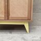Vintage compass feet cabinet