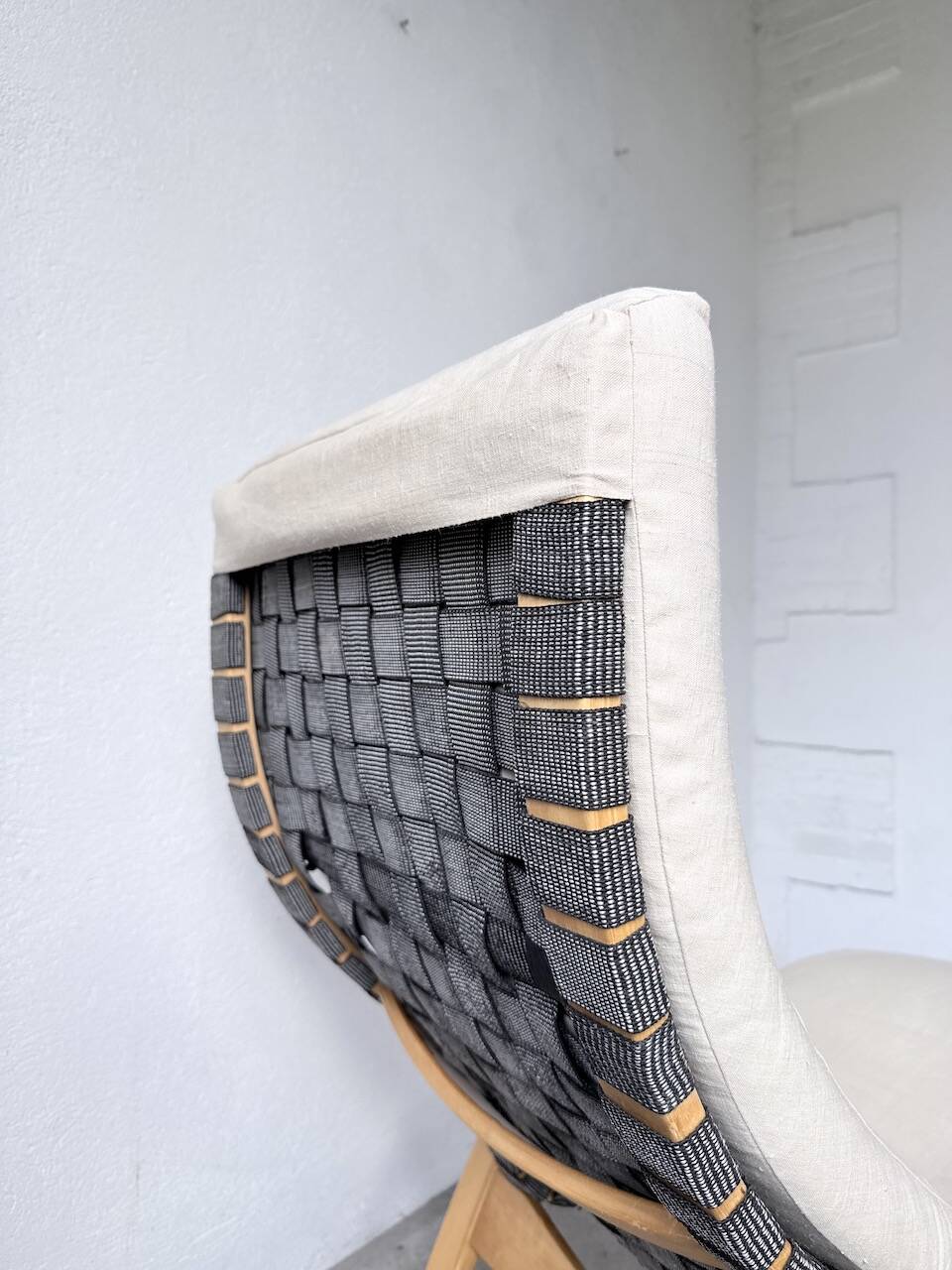 Transat hêtre bois courbé Ikea vintage Kim Samson