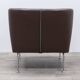 Vitra Suita Club Armchair Brown Leather Armchair