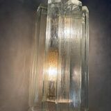 Monumental Italian Wall Lamps attributed to Venini, Italy, 1970s, Set of 2