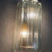 Monumental Italian Wall Lamps attributed to Venini, Italy, 1970s, Set of 2