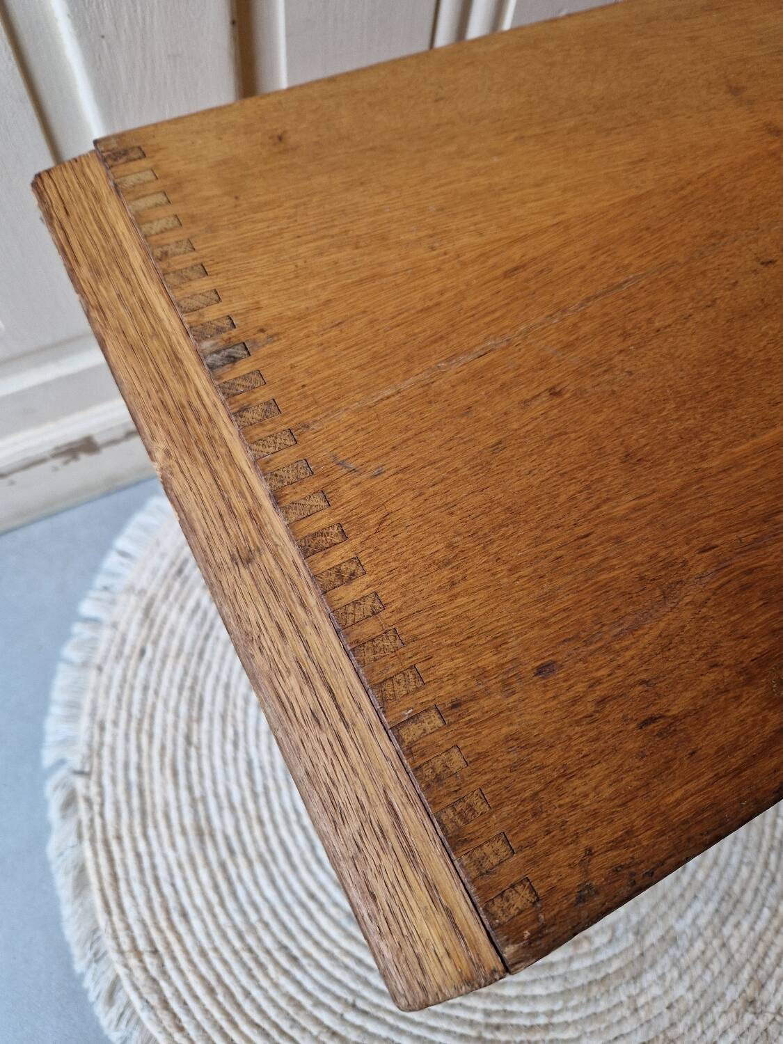 Mid-century oak bedside table 1965 by Raf Staverton