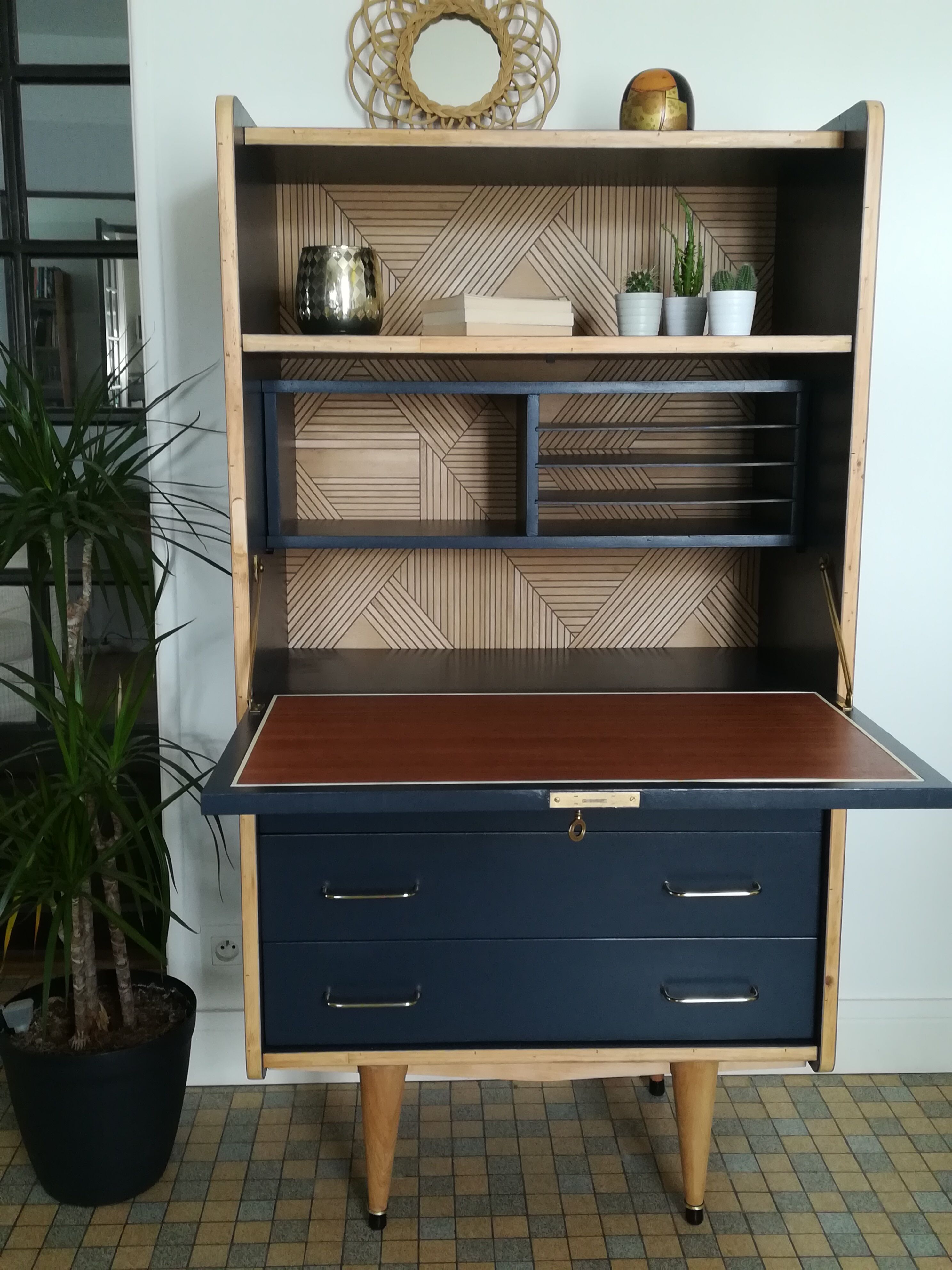 Vintage writing desk 50/60