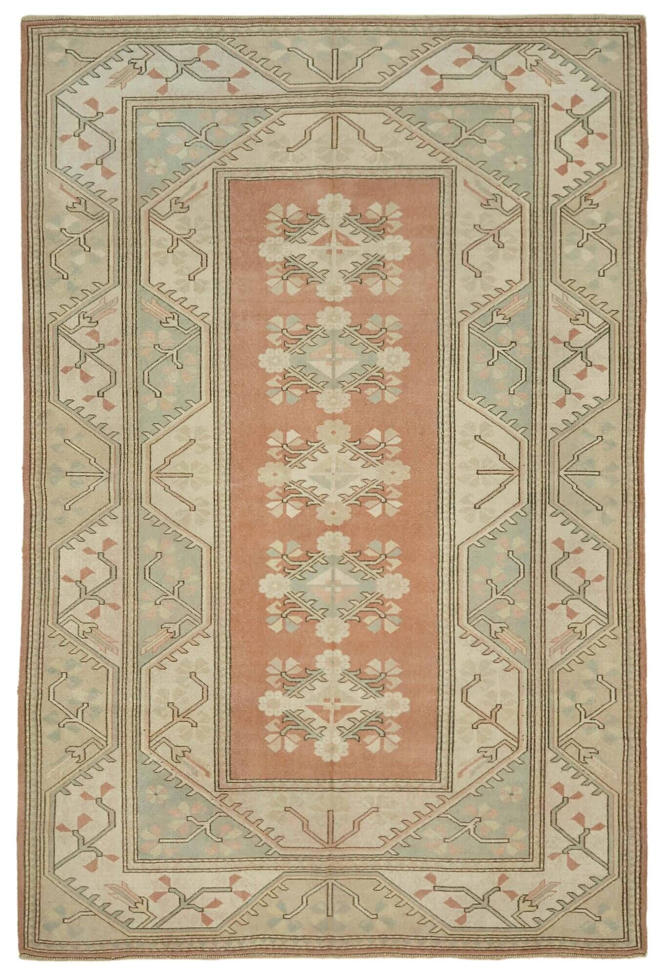 Turkish Vintage Anatolian Rug 198 cm x 295 cm
