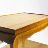 Vintage side table double top oak 1940