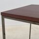 Contemporary teak side table or end table