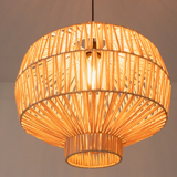 Wicker pendant light
